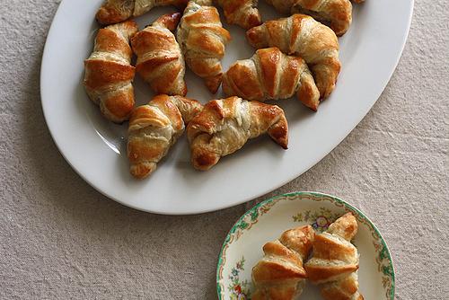 Chocolate-filled Croissants
