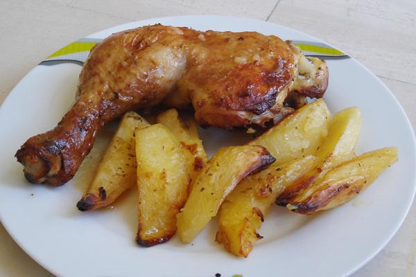 Κοτόπουλο στον φούρνο με μαρινάδα